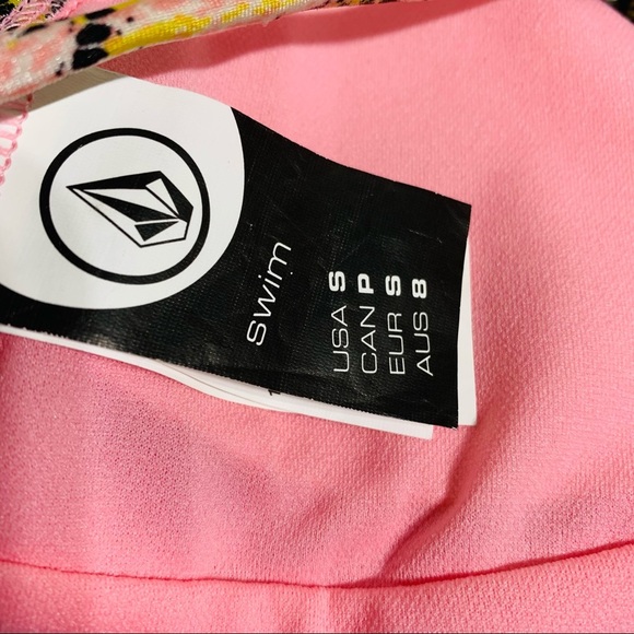 VOLCOM ruffled tulle front one piece bathing suit - Picture 6 of 7